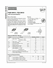 DataSheet FQI19N10 pdf